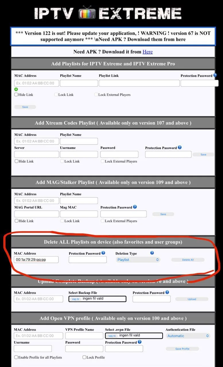 IPTV Extreme Pro vaihe 2 portal