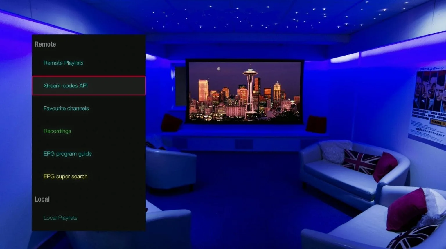 GSE Smart IPTV PRO Apple TV Xtream Codes API