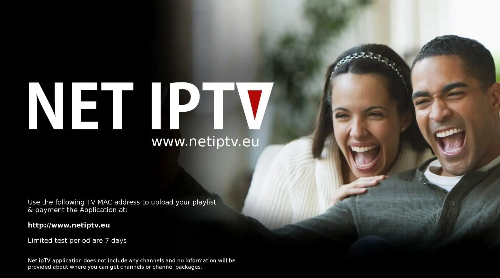 Net IPTV -sovellus Smart TV:llä