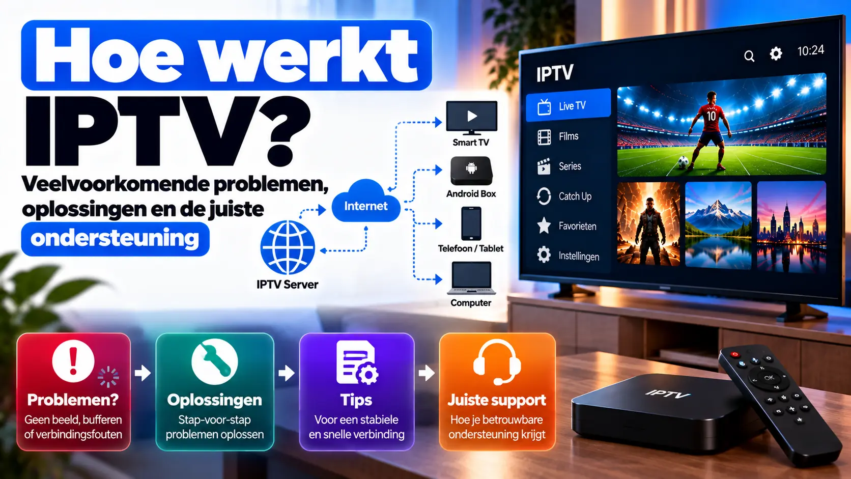 IPTV internetyhteys, IPTV-ongelmat ja ratkaisut