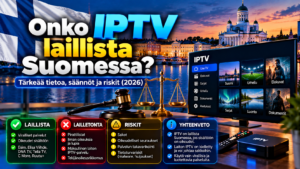 Onko IPTV laillista Suomessa? Laki ja riskit 2026
